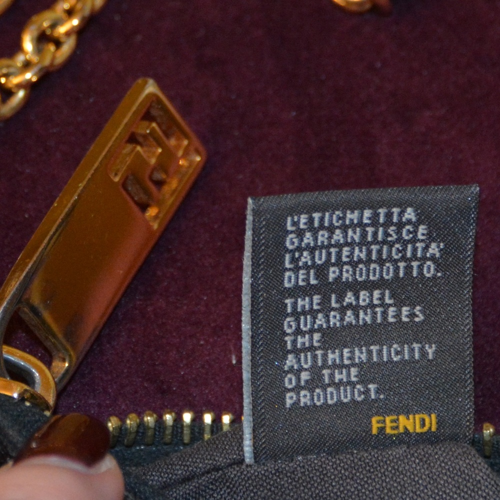 FENDI Zucchino Pouchette wristlet